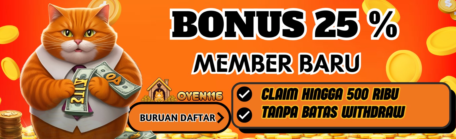 Promo New member 25%